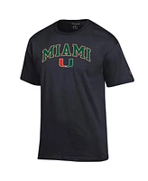 Champion Men's Miami Hurricanes Arched Logo T-Shirt