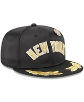 New Era Men's Black York Yankees 2025 59FIFTY Day Gold Leaf Fitted Hat
