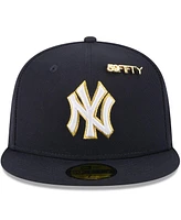 New Era Men's Navy York Yankees 2025 59FIFTY Day Fitted with Pins Hat