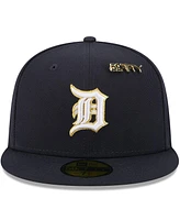 New Era Men's Navy Detroit Tigers 2025 59FIFTY Day Fitted with Pins Hat