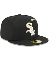 New Era Men's Black Chicago White Sox 2025 59FIFTY Day Fitted with Pins Hat
