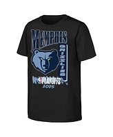 Outerstuff Big Boys and Girls Black Memphis Grizzlies 2025 Nba Playoffs Hype T-Shirt