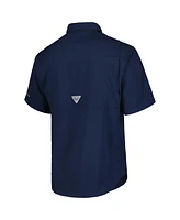 Columbia Men's Navy Minnesota Twins Tamiami Omni-Shade Button-Down Shirt