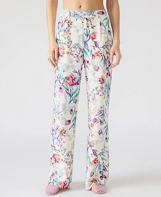 Steve Madden Women's Floral Straight-Leg Pants