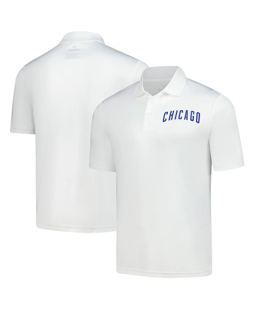 Fanatics Men's White Chicago Cubs Component Polo Shirt