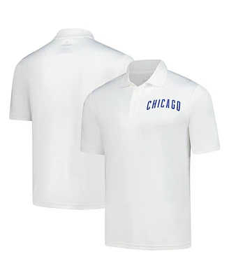 Fanatics Men's White Chicago Cubs Component Polo Shirt