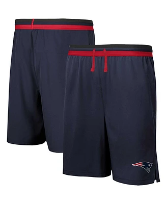 Outerstuff Men's Navy New England Patriots Cool Down Tri-Color Elastic Training Shorts