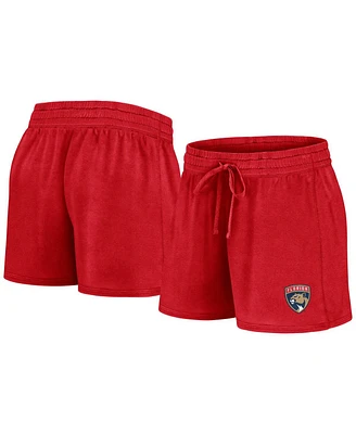 Fanatics Women's Red Florida Panthers Start to Finish Shorts