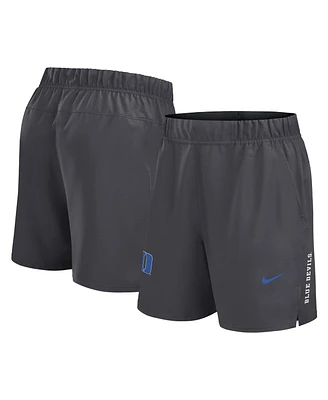 Nike Men's Gray Duke Blue Devils Primetime Woven Victory Performance Shorts