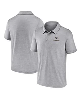 Fanatics Men's Gray Baltimore Ravens Making Waves Polo Shirt