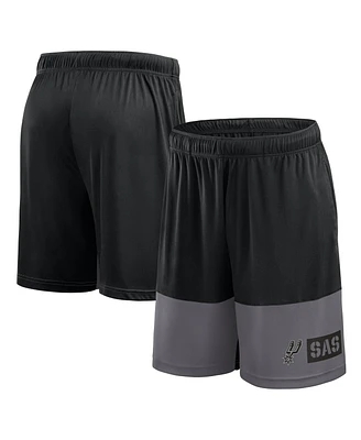 Logo Athletic Men's Black San Antonio Spurs Best of the Shorts