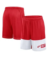 Logo Athletic Men's Red Detroit Wings Best of the Shorts