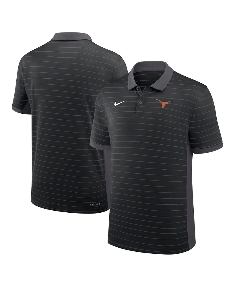 Nike Men's Texas Longhorns 2025 Early Season Coaches Sideline Victory Stripe Performance Polo Shirt