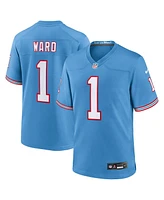 Nike Men's Cameron Ward Light Blue Tennessee Titans 2025 Nfl Draft First Round Pick Game Jersey