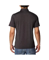 Columbia Men's Heather Black Georgia Bulldogs Tech Trail Omni-Wick Polo Shirt