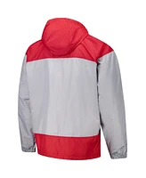 Columbia Men's Gray Alabama Crimson Tide Flash Challenger Ii Omni-Shade Full-Zip Windbreaker Jacket