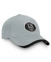 Fanatics Men's Silver Los Angeles Kings Fundament Adjustable Hat