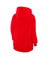 G-iii 4Her by Carl Banks Women's Red Boston Red Sox Heart Fleece Pullover Hoodie