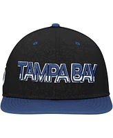 Fanatics Men's Black Tampa Bay Lightning Alternate Logo Snapback Hat