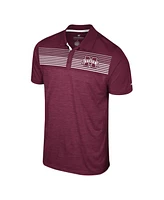 Colosseum Men's Maroon Mississippi State Bulldogs Langmore Polo Shirt