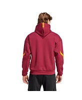 Adidas Men's Red As Roma 2025/26 Anthem Full-Zip Jacket