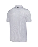 Puma Men's White FedEx St. Jude Championship Volition Micro Star Mattr Polo Shirt