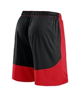 Logo Athletic Men's Red/Black Chicago Bulls Launch Performance Shorts