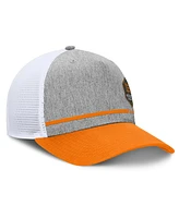Fanatics Men's Heather Gray Houston Dynamo Fc Low Block Trucker Adjustable Hat