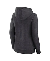 Logo Athletic Women's Heather Charcoal Boston Celtics Triumphant V-Neck Pullover Hoodie