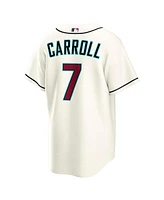 Nike Men's Corbin Carroll Cream Arizona Diamondbacks Home Replica 2.0 Player Jersey