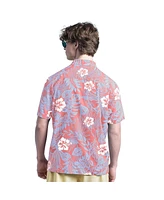Margaritaville Men's Coral San Francisco Giants Palm Shade Party Button-Up Shirt