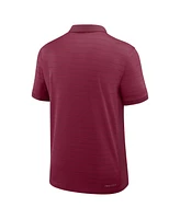 Nike Men's Garnet Florida State Seminoles 2025 Early Season Coaches Sideline Victory Stripe Performance Polo Shirt