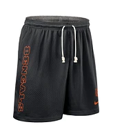 Nike Men's Black Cincinnati Bengals Sideline Reversible Performance Shorts