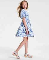 abercrombie kids Girls Emerson Puff Sleeve Mini Dress