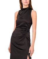 Parker Women's The Ayla Mock-Neck Ruched Midi Dress