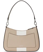 Lauren Ralph Lauren Two-Tone Leather Small Danni Shoulder Bag