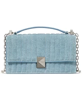 kate spade new york Deco Quilted Denim Mini Leather Crossbody