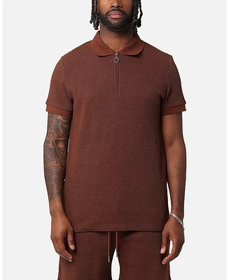 Xxiii Men's Ethan Quarter Zip Polo Shirt