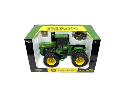 1/16 John Deere 9620 w Duals & 1/64 Gold John Deere 9620 Ertl Tractors ZFN15676A