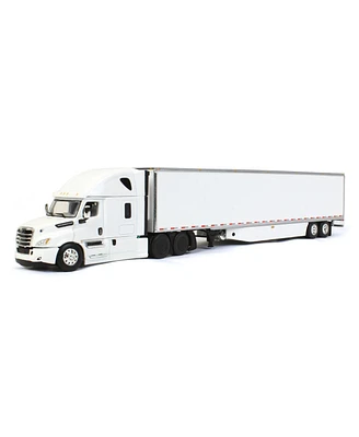 First Gear Dcp 1/64 Freightliner 2018 Cascadia Sleeper w/ 53' Utility Trailer & Carrier Reefer
