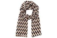 Olsen Waved Striped Scarf