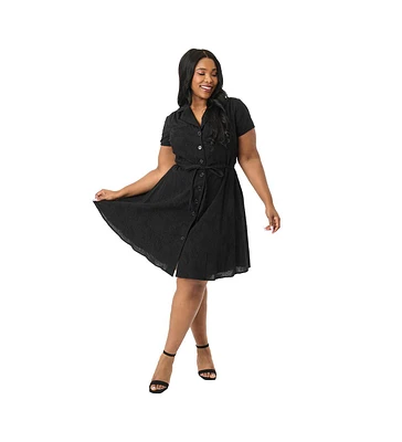 Smak Parlour Plus 1960s Fit & Flare Dress