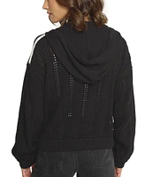 Central Park West Women's Sweater Bomber Jacket
