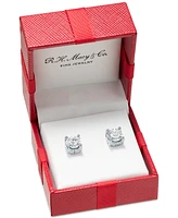 TruMiracle Diamond Stud Earrings (2 ct. t.w.) 14k White, Yellow or Rose Gold