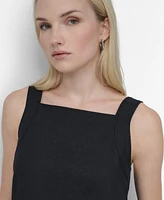 Dkny Women's Bow-Back Sleeveless A-Line Dress