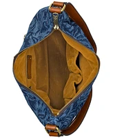 Patricia Nash Elia Small Denim Hobo Bag