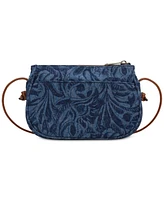 Patricia Nash Bacoli Small Denim Crossbody Bag