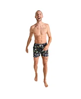 Chubbies Men's 5.5" Black Green Bay Packers The Neon Lined Classic Swim Trunks