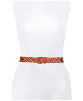 Frye Women's Tonal Woven Leather Belt