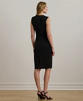 Lauren Ralph Women's Cutout Jersey Cocktail Dress